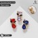 Brooch "cat" precious, color mix (indivisible packing 12 pcs., Price per pcs.)
