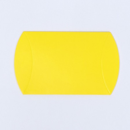 Folding box, pillow, yellow, 15 x 11 x 3 cm,-2
