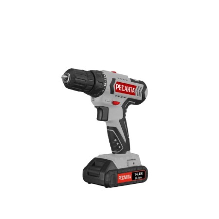 Drill-shuruvret "Resanta" Da-14-2LK 75/14/4, Battery, 14.4 V, 2 AH, 2 batteries, case
