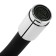 Accoona A9871F kitchen, two -wound, silicone spout, silumin, black/chrome