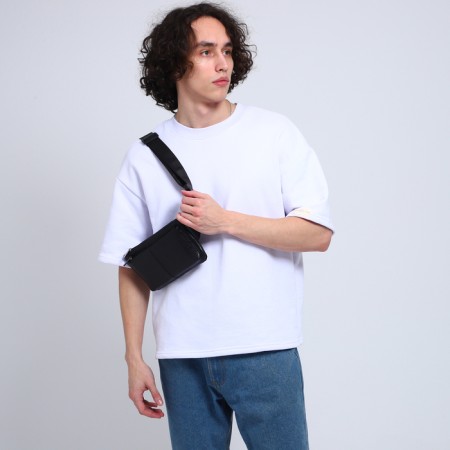 Board belt on lightning, 2 external pockets, black color-6
