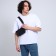 Board belt on lightning, 2 external pockets, black color