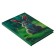 Notepad A6, 64 sheets in the "Bunny" cage, cover 7BC, matte lamination, selective varnish with sparkles, block 60 g/m2