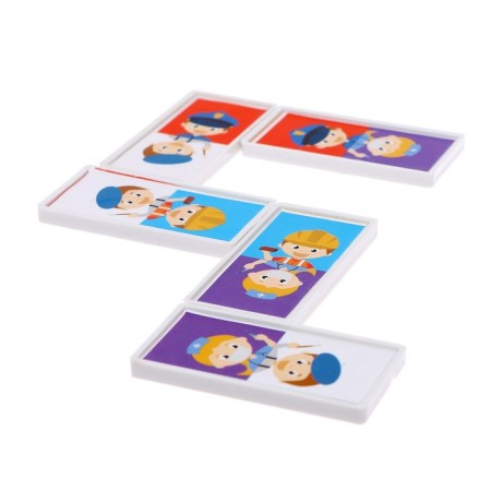 Domino "professions", plastic, 28 details-4