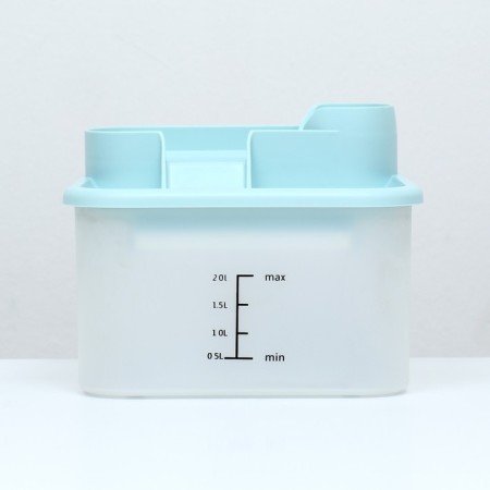 Animal fountain 20 x 17 x 15.5 cm, blue-2