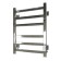 The towel electric "Sanprise" Contour P6, 400x600 mm, left/right, chrome
