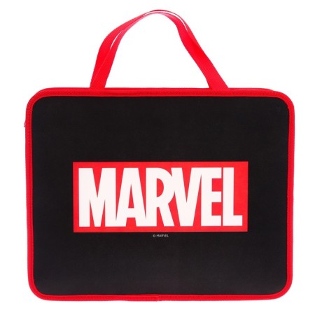 Plastic folder with A4 handles, on lightning, 75x330x260 mm, Avengers-2