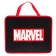Plastic folder with A4 handles, on lightning, 75x330x260 mm, Avengers