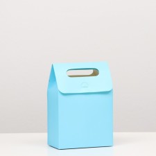 Box with a pen, blue, 19 x 14 x 8 cm
