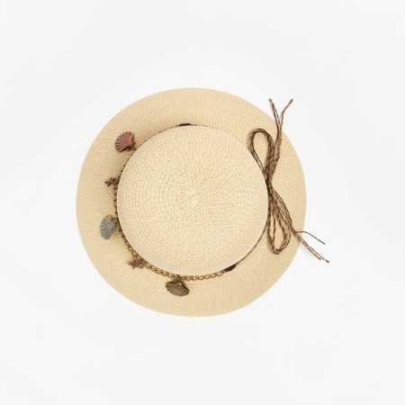 Women's hat minku beige color, rr 56-58-1