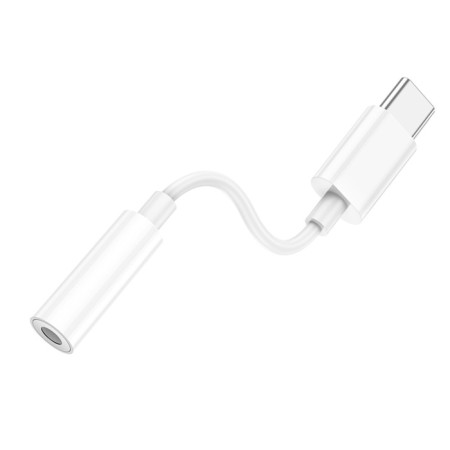 Adapter Hoco LS35, Type -C (M) - Jack 3.5mm (F), White-4