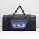 Road bag with lightning, 3 outer pockets, long belt, black/blue color