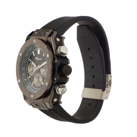 Men's watch, calendar, chronograph, D-4.2 cm, L-24 cm strap, luminous, 3 atm-1