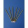 Candles in the cake "High Royce", 6 pcs, gold