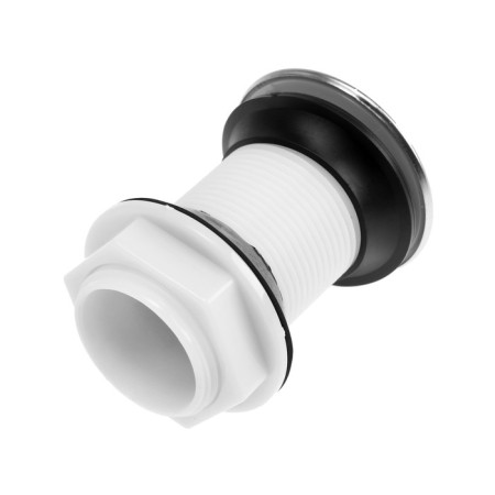 Bottom valve Zein B3, plastic housing, small button, stainless steel, without overflow-17