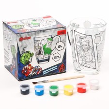 Glass mug painting, 300 ml 