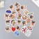 Stickers stickers for scrapbooking "POPS" 9-337