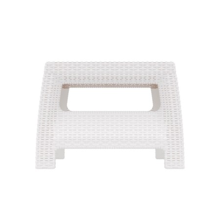 Roadan table, 76.5x57x42 cm, white color-2