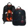 School backpack 38 x 30 x 16 cm, ergonomic back, stavia "spider", black