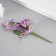 Decorative bouquet "rose" with brilliance, 5x9 cm, lilac