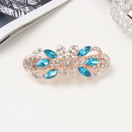 Hair hair clip "Valerie Shine" Flower, 8 cm, gold