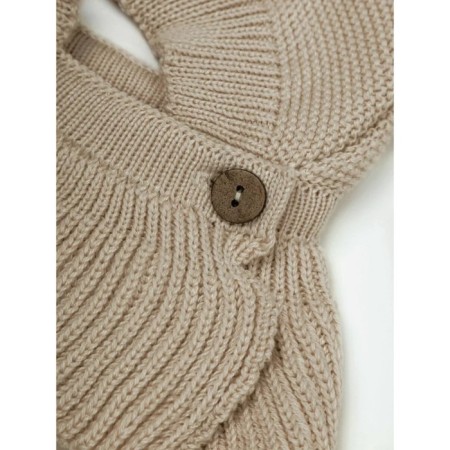 Hat-hat Children's Winter Pure Love Warm, size 44-46, beige color-5
