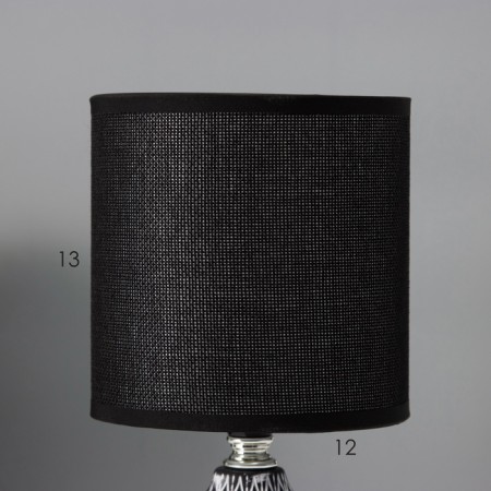 Risalux lampline table lamp Tirsalux, E14, 40 W, white-black, 13 × 13 × 27 cm-2