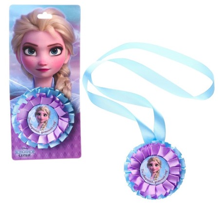 Medal for graduation "Graduate of kindergarten", 9 cm, cold heart-1