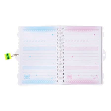 Notebook in a gift box, on a lock A6, 50 sheets, line, anime mix-10