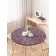 Tablepy tablecloth "Retro toys", round, oxford, elastic band, size 120x120 cm, diameter 75-100 cm