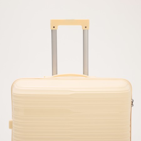 Big suitcase 28 ", lightning department, code castle, 4 wheels, beige color-4