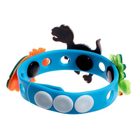 Set of cute bracelet "Dinosaurs", silicone-2