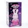 Diamond mosaic on a figure with a full filling "Bunny", pink