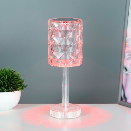 Table lamp with Alandi PDU LED 16 colors RGB touch USB 8.5x8.5x25 cm Risalux-2