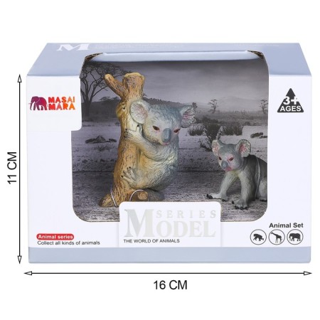 Набор фигурок «Мир диких животных: семья коал», 2 фигурки-1