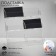 Collance stand, 6 seats, 19x19x9.5 cm, 2 mm plexiglass, transparent color in a protective film
