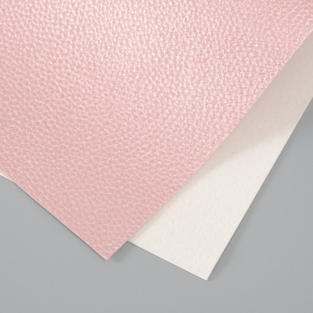 Sheet for creativity claims. Kozh "Lichi. Marmotra" Cold pink sheet 33x20 cm thick 0.9 mm thick