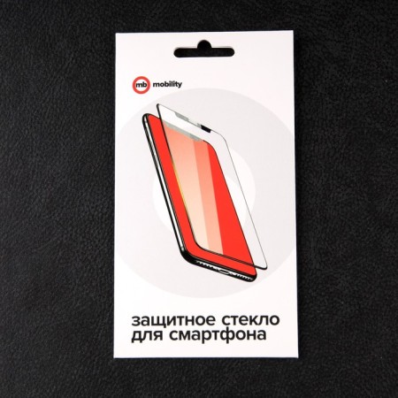 Protective glass Mobility, for Tecno Spark 8p/8c, full glue, black-2