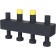 Distributive collector Stout SDG-0016-002502, 2 heating circuits, DN 20, thermal insult.