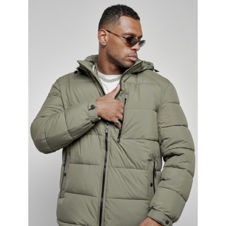 Sports male winter, size 58, khaki color-9
