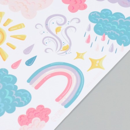 Interior color sticker "Weather" 30x60 cm-4