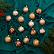 Set of balls plastic D-6 cm, 16 pcs 