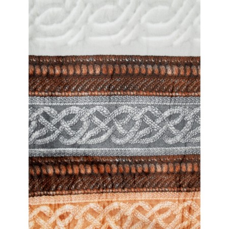 Texrepublic blanket, size 180x200 cm, beige color-2