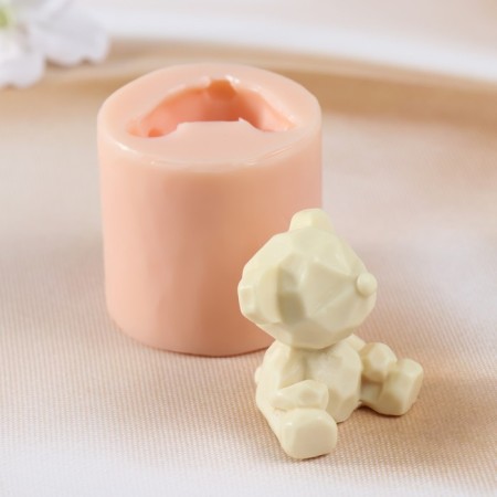 Silicone Mold "Mishka Geometry" (prayer 4.3x3x4 cm)-1