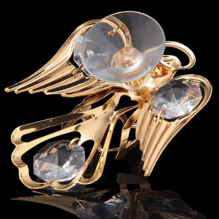 Souvenir "Angel", on a suction cup, with crystals-3