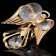Souvenir "Angel", on a suction cup, with crystals