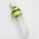 A bottle for feeding, silicone, with a spoon, from 5 months, 90 ml, green color