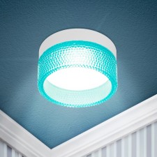 Lamp Built -in era DK97, IP20, 15W, 88x65 mm, white/blue color