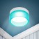 Lamp Built -in era DK97, IP20, 15W, 88x65 mm, white/blue color