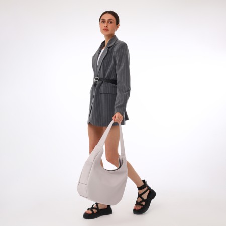 Female bag Textura, bag, medium size, beige color-8